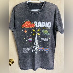 Coldplay Alien Radio Music of the Spheres Band World Tour Concert T-Shirt Sz M
